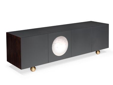 Madia in legno impiallacciato con ante a battente IRIS Hatt