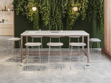 Wooden High meeting table YOURPLACE CORE Haworth