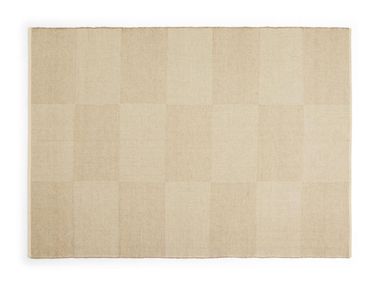 Check rectangular wool rug CHECK Hay