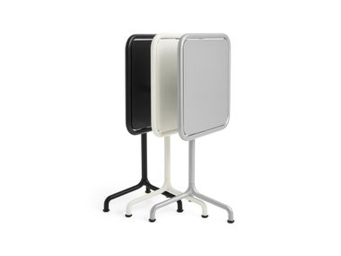 Tavolo con piano a ribalta quadrato in alluminio DEVILLE Hay