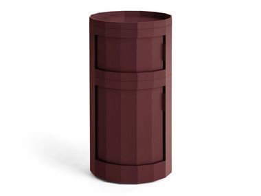 Tavolino in ABS con vano contenitore FACET CABINET 110 Hay