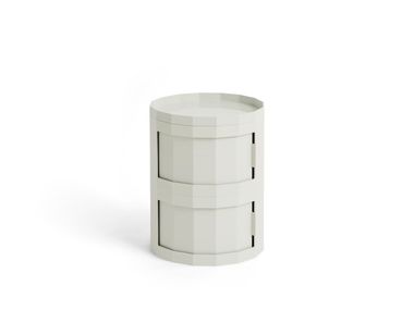 Tavolino in ABS con vano contenitore FACET CABINET 20 Hay