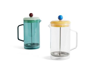 Borosilicate glass teapot FRENCH PRESS BREWER Hay