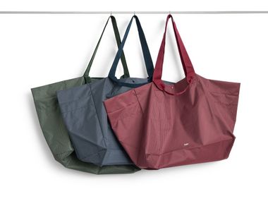 Recycled plastic bag GRID WEEKEND BAG Hay