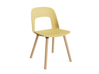 Open back polypropylene chair LAYOUT 121 Hay