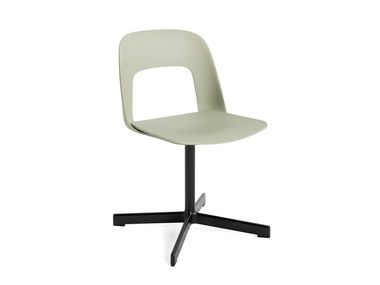 Swivel polypropylene chair with spoke base LAYOUT 131 Hay
