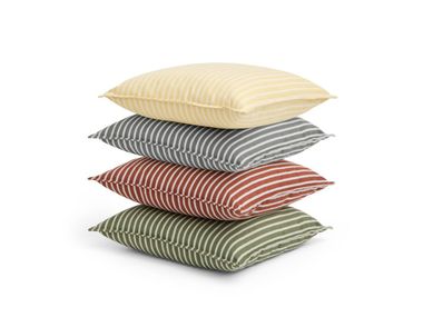 Cuscino quadrato sfoderabile in tessuto per esterni TERRAZZA Hay