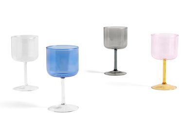 Satz von Gläsern aus Glas TINT Hay