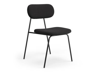 Gepolsterter Stuhl aus Stoff mit offener Rückenlehne A CHAIR Hayche