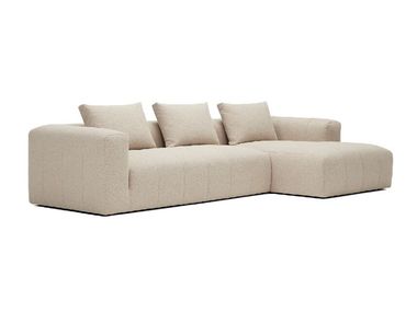 3 seater modular fabric sofa with chaise longue MASSI LUX Hayche