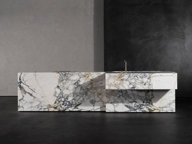 Stone kitchen with island OPERA Henge