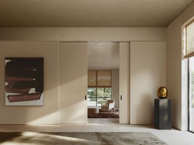 HenryGlass, ADELA Scorrevole a scomparsa in legno