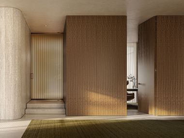 HenryGlass, ADELA Porta a battente in legno