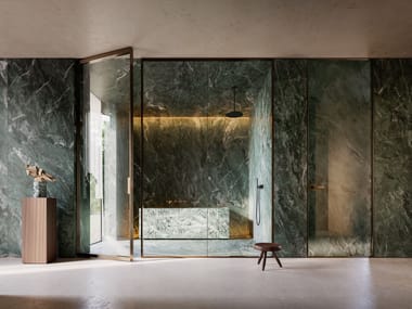 HenryGlass, MANHATTAN Porta a battente in vetro intelaiato