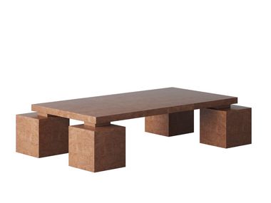 Rectangular central coffee table ASOS Hermhaus
