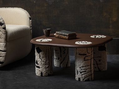 Square central coffee table COMB Hermhaus