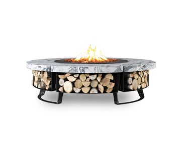 Outdoor gas fireplace ROUND G-FIRE Hetta Supply