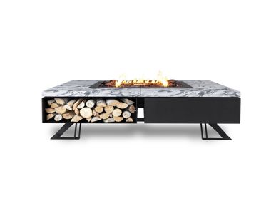 Outdoor gas fireplace SQUARE G-FIRE Hetta Supply