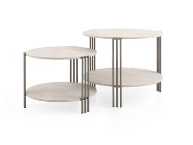 Wooden table / display unit TAVOLO TRIPLETTA ROTONDO NUVOLA Hi Retail
