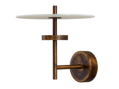 LED brass wall lamp with fixed arm TREZERO Hind Rabii