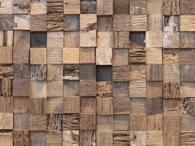 Reclaimed wood 3D Wall Cladding BARNWOOD 3D SQUARES 50 MM Historisch Hout