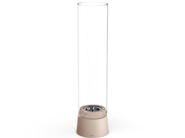 Bioethanol freestanding Borosilicate glass fireplace SPIN AIR 900/1200 - SAND höfats