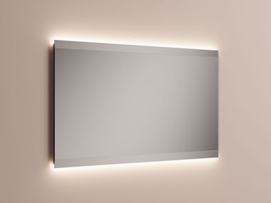 Wall-mounted rectangular bathroom mirror with integrated lighting GENT MIR100 Hotbath
