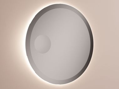 Round wall-mounted bathroom mirror with integrated lighting GENT MIR90-MK Hotbath