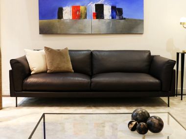 Canapé 3 places en cuir HÉLÈNE Duvivier Canapés