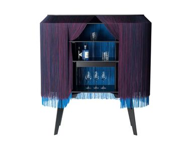 Mobile bar in laminato e viscosa ALPAGA Ibride