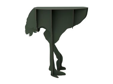 Oval HPL console table DIVA Ibride