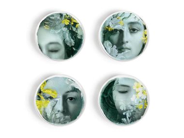 Ceramic dessert plate RIVER Ibride