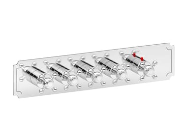 IB, AQUA - 4 WAYS EUA425 Miscelatore per doccia a 5 fori termostatico