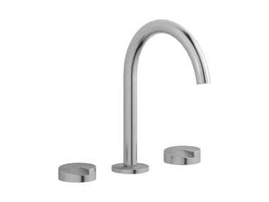 IB, CA392 Miscelatore per lavabo da piano a 3 fori con scarico automatico