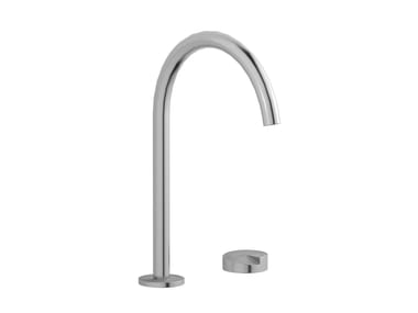 IB, CAKE CA395 Miscelatore per lavabo alto da piano a 2 fori in acciaio