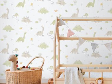 Motiv- Kindertapete DINO ICH