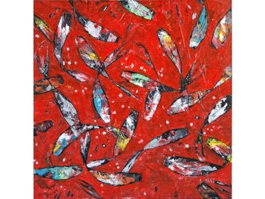 Quadro in tela LOOKING FOR A KISS ICI ET LÀ