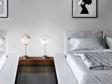LED dimmable blown glass table lamp BOLLA ICONE