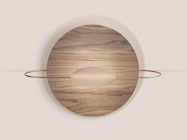 Wooden and aluminium wall lamp / ceiling lamp ETEREA ICONE