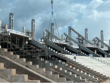 IDB, GRADONI TRIBUNA Gradinata in calcestruzzo armato