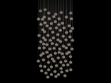 LED metal pendant lamp BALLROOM H100 ILFARI