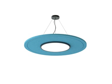 IMPACT ACOUSTIC®, CIRC Lampada a sospensione acustica in plastica riciclata