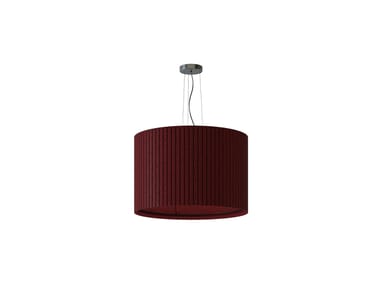 IMPACT ACOUSTIC®, UMBRA ROUND Lampada a sospensione acustica in plastica riciclata