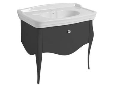 Olympia Ceramica, IMPERO Mobile lavabo in legno con cassetti