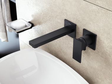 Miscelatore per lavabo a 2 fori a muro INCANTO | Rubinetto per lavabo a muro GRAFF