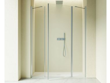 Niche shower cabin with hinged door CLAIRE DESIGN INDA®