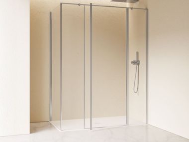 Shower cabin with hinged door CLAIRE DESIGN INDA®