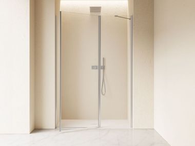 Cabina de ducha en nicho con puerta batiente CLAIRE DESIGN INDA®