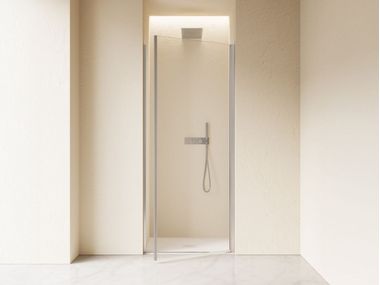 Cabina de ducha en nicho con puerta batiente CLAIRE DESIGN INDA®