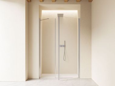Niche shower cabin with hinged door CLAIRE DESIGN INDA®